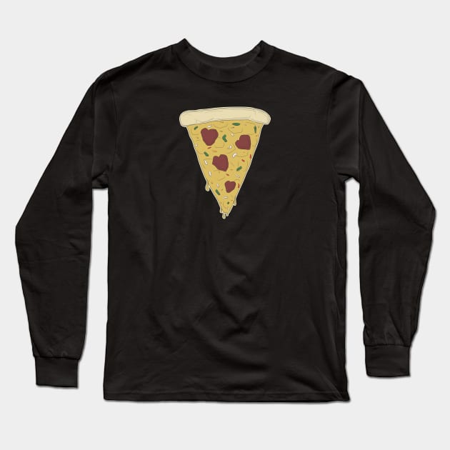 i <3 pizza Long Sleeve T-Shirt by bobgoodallart